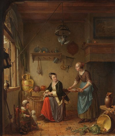 The Kitchen by Willem Joseph Laquy