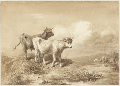 Cows by the Water by Willem Maris