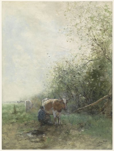Milking Time by Willem Maris