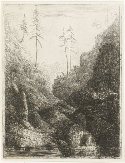 Rocky Landscape by Willem Matthias Jan van Dielen