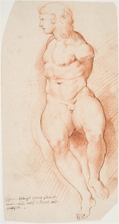 Sitting Man (after an Antique Sculpture) by Willem Panneels