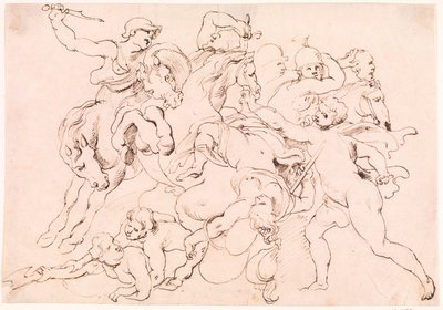 The Battle of Amazons by Willem Panneels