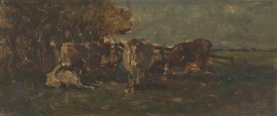 The Milk Bend by Willem Roelofs (I) (signed by artist)
