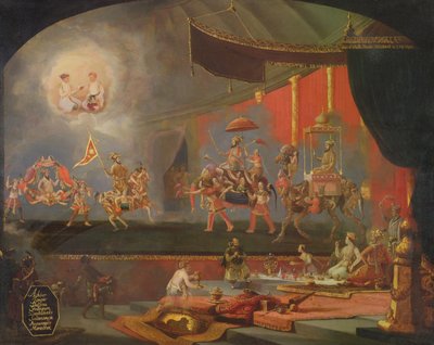 Painting Inspired by Moghul Miniatures by Willem Schellinks