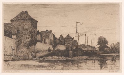 The Port of Leerdam by Willem Wenckebach