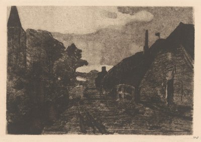 Village Road in Diepenheim by Willem Witsen (signed by artist)