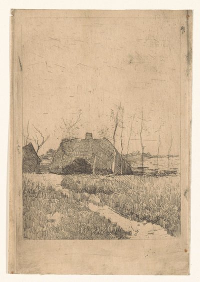 Farm at Evening by Willem Arnoldus Witsen