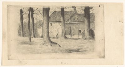 Trees by a House by Willem Arnoldus Witsen