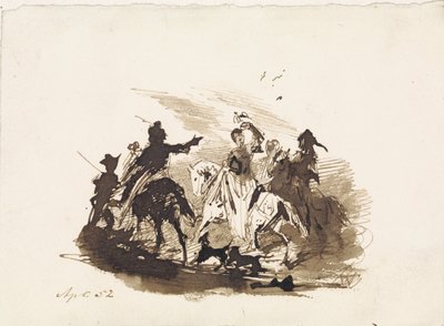Falconry by Willem de Famars Testas