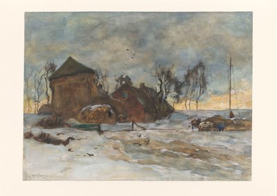 Winter Landscape by Willem de Zwart