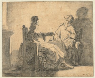 Christ and Nicodemus by Willem van Oordt