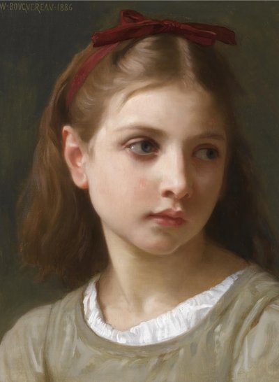 Portrait of a Little Girl by William Adolphe Bouguereau