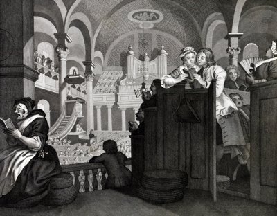 Free Sunday by William (after) Hogarth