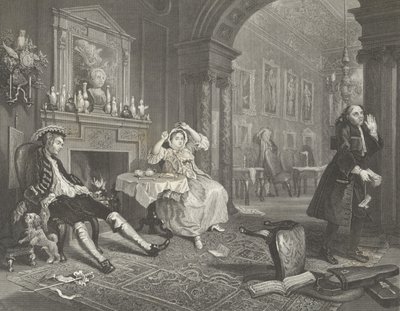 Marriage A-la-Mode by William (after) Hogarth