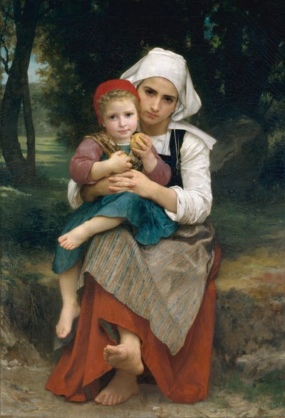 Breton Brother and Sister by William Adolphe Bouguereau