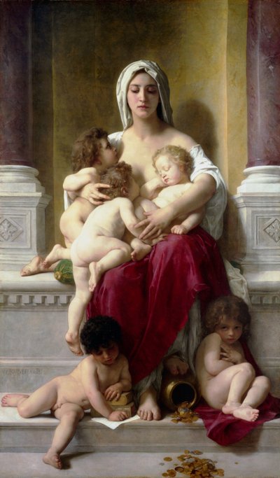 Charity by William Adolphe Bouguereau