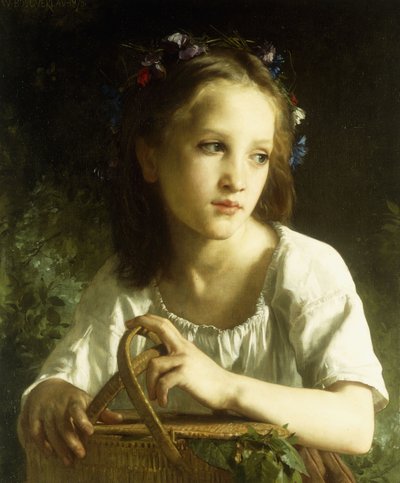 The Little Ophelia by William Adolphe Bouguereau