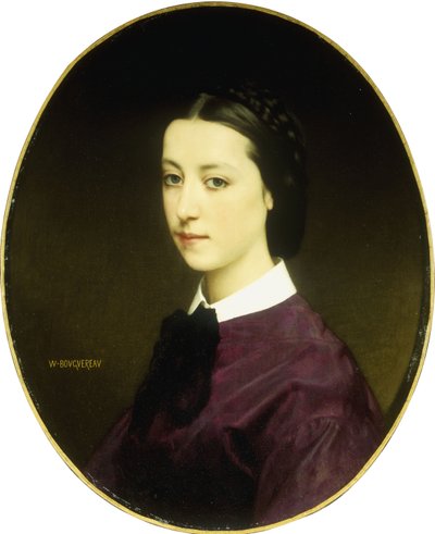 Portrait of a Young Lady by William Adolphe Bouguereau