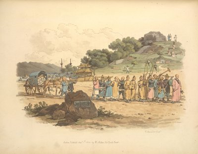 A Funeral Procession by William Alexander