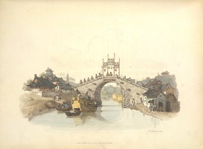 View of a Bridge by William Alexander