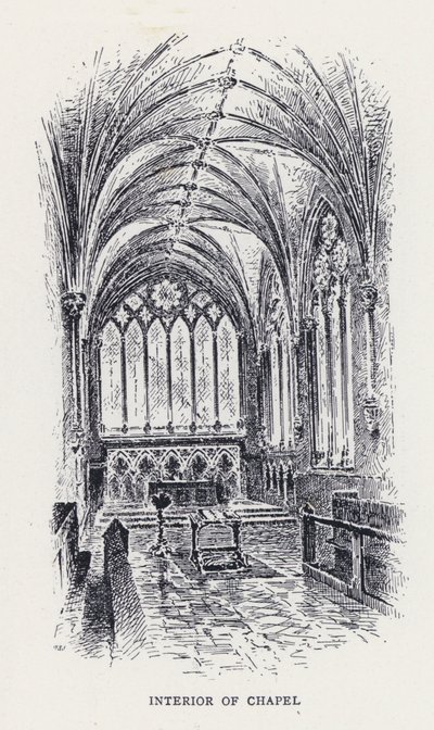 Interior of Chapel by William Alexander Ansted