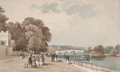Richmond Bridge by William Alfred Delamotte