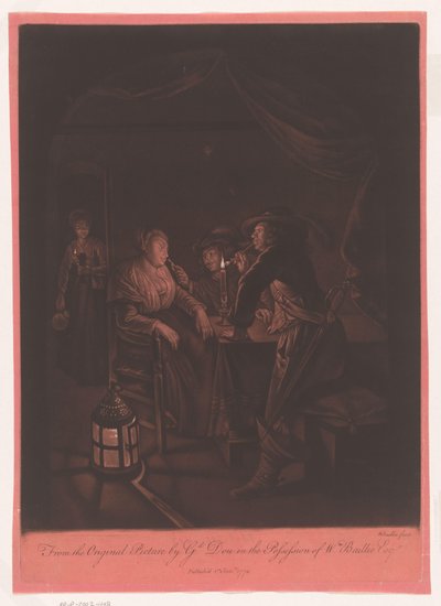 Company in a Tavern by Candlelight by William Baillie
