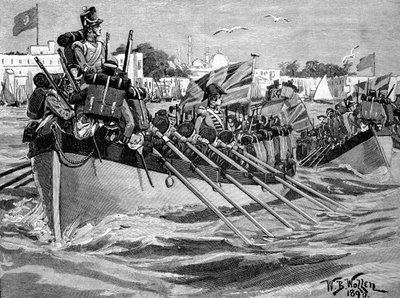 Departure of British troops from Alexandria by William Barnes Wollen