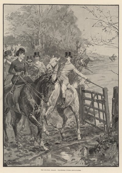 The Hunting Season, Politeness Under Difficulties by William Barnes Wollen