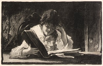 Girl Reading by William Baxter Closson