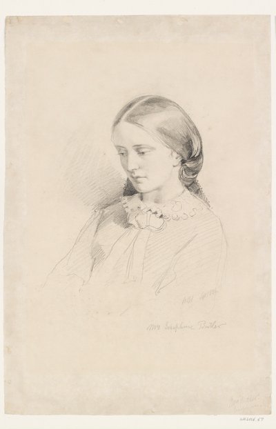 Josephine Butler, Early Feminist Campaigner, 1856 by William Bell Scott