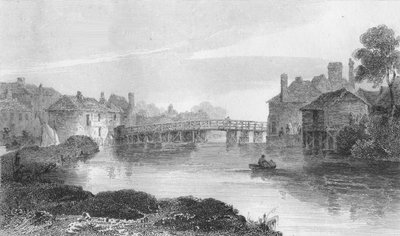 Eton Bridge by William Bernard Cooke