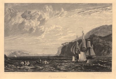 Plymouth Sound by William Bernard Cooke