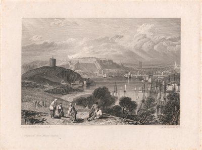 Plymouth from Mount Batten by William Bernard Cooke