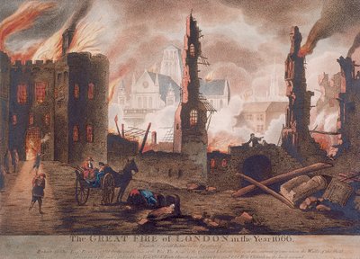 Ludgate, Great Fire of London, London, 1792 by William Birch