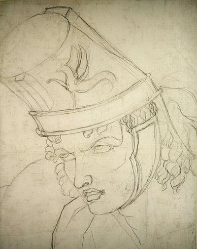 A Visionary Head by William Blake