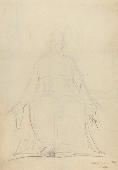 An Ascending Spiral of Figures by William Blake