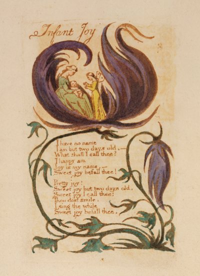 Infant Joy, from Songs of Innocence by William Blake