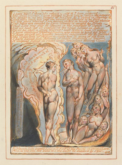 Jerusalem, Plate 81, I Have Mocked Those by William Blake
