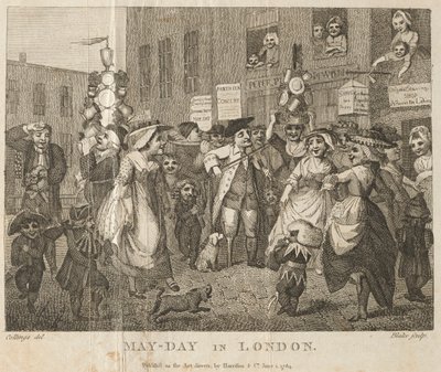 May-Day in London, 1784 by William Blake