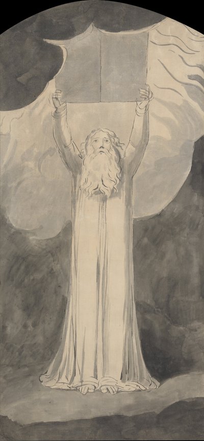 Moses Receiving the Law by William Blake