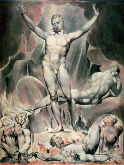 Satan Arousing the Rebel Angels by William Blake