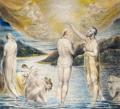The Baptism of Christ by William Blake