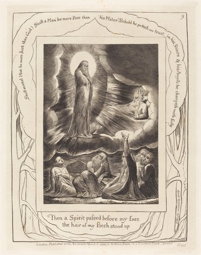 The Vision of Eliphaz by William Blake