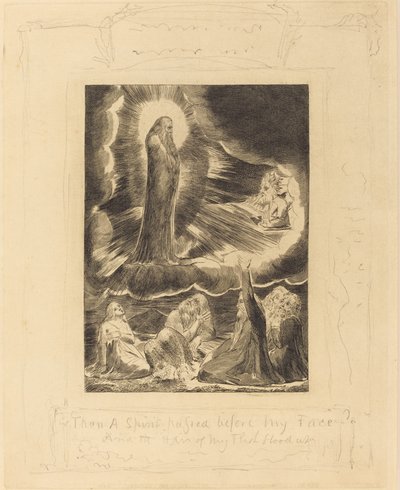 The Vision of Eliphaz by William Blake