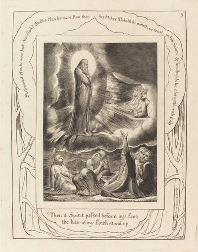 The Vision of Eliphaz by William Blake