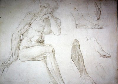 Male Nude Studies by William Blake Richmond