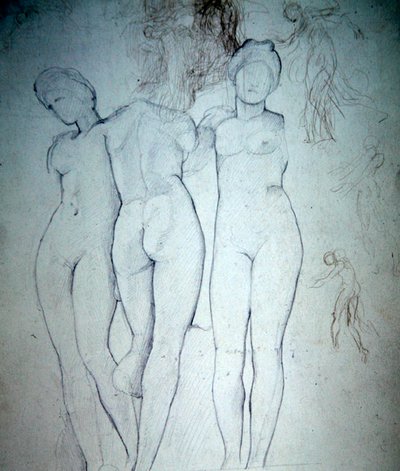 Three Nudes by William Blake Richmond
