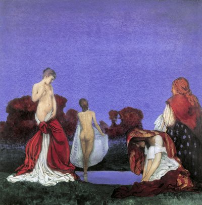 Gypsies Bathing by William Blamire Young