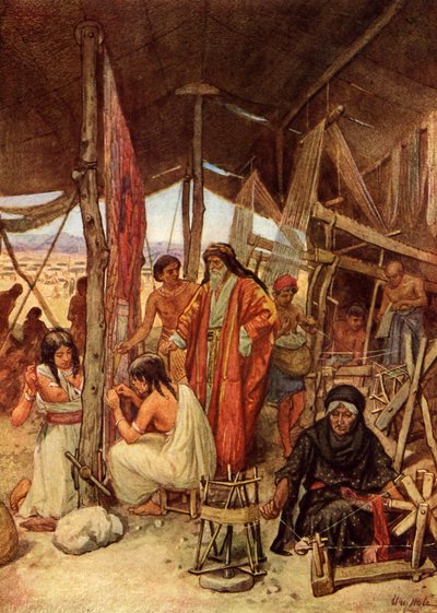 Moses Inspecting the Tabernacle by William Brassey Hole